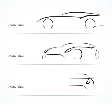 Download Contour Car Free Vector Eps Cdr Ai Svg Vector Illustration Graphic Art