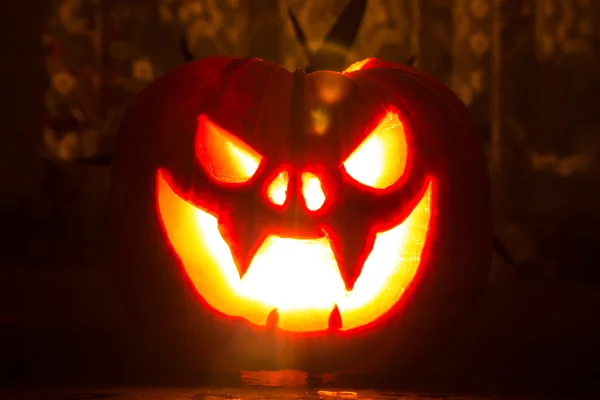 Abóbora de Halloween brilhante Fotografia De Stock