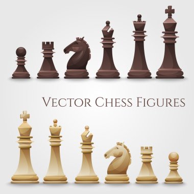 Vector Chess Figures clipart