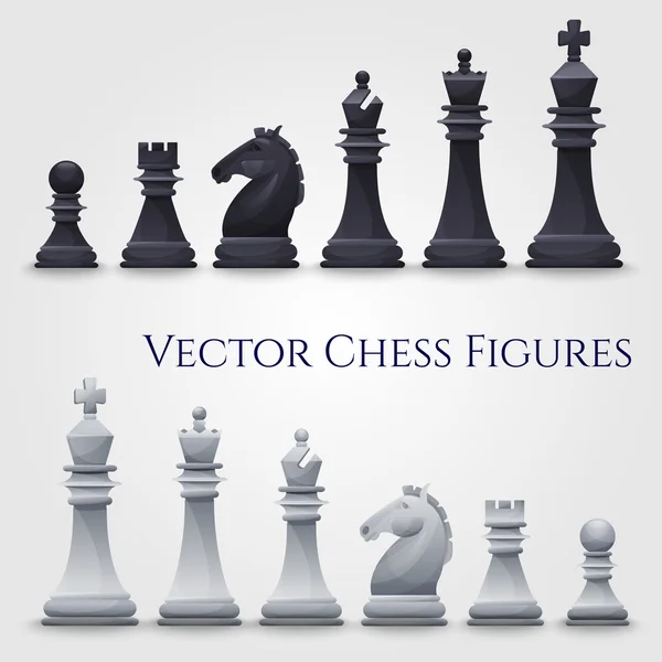 Vector Chess cijfers — Stockvector