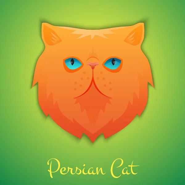 Persian cat — Stock Vector