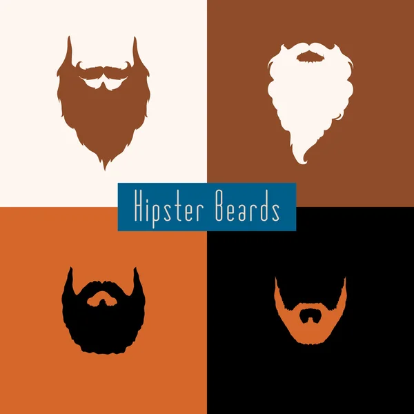 Barbas — Vector de stock