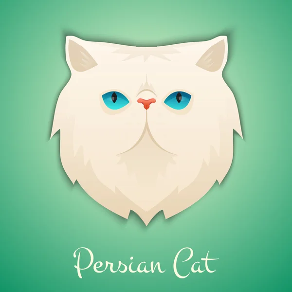 Chat persan — Image vectorielle