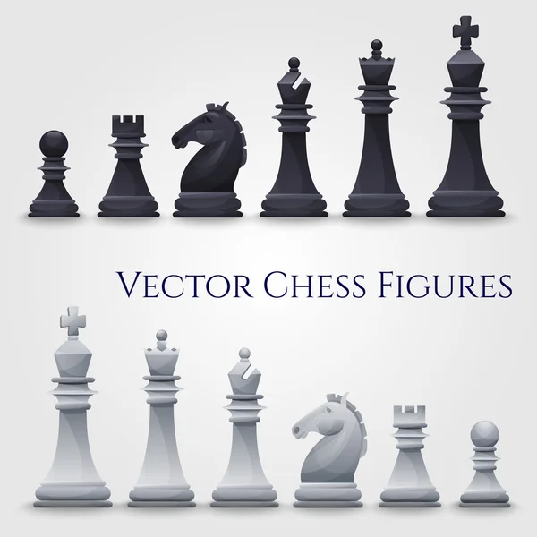 Chess Figures illustration — Stock Vector