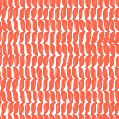 Soyut, pürüzsüz desen. Beyaz arkaplanda elle çizilmiş illüstrasyon.