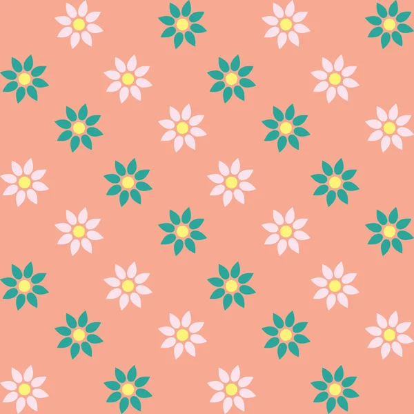 无缝春季花卉图案 — 图库矢量图片