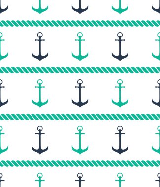 Dikişsiz deniz temalı desen