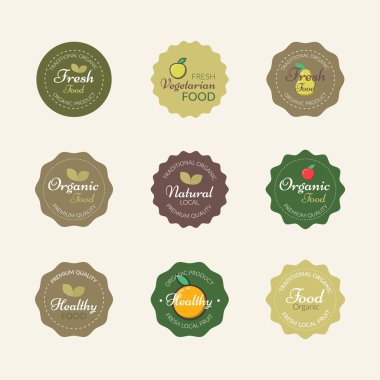 gıda etiketleri kümesi