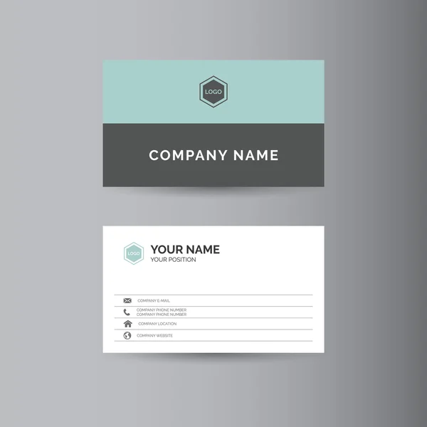 Business card template — Stock Vector