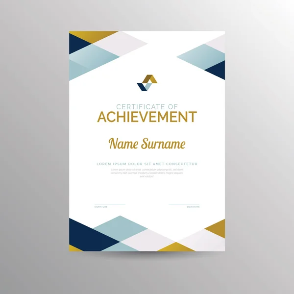 Başarı şablonu sertifikası