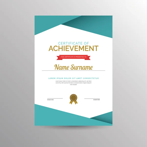 Başarı şablonu sertifikası