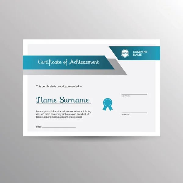 Başarı şablonu sertifikası