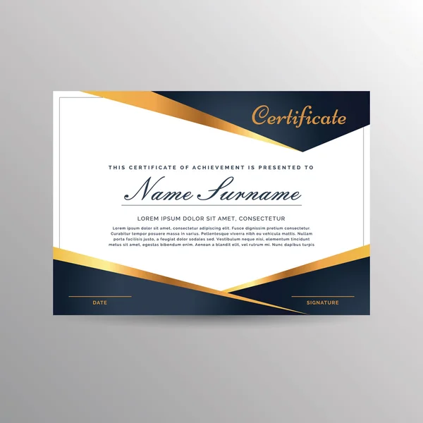 Başarı şablonu sertifikası
