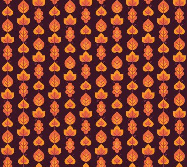 Dikişsiz sonbahar desen