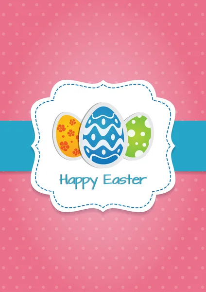 Happy easter card — Stock Vector