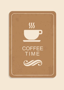 kahve menü şablonun