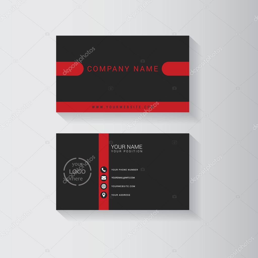 Business card template