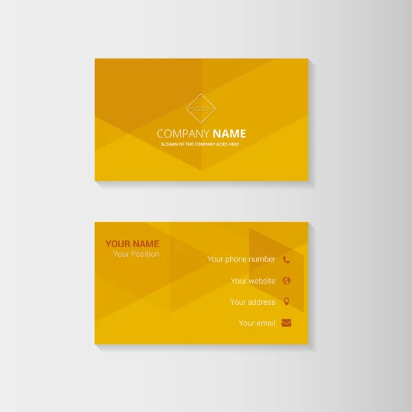 Business card template — Stock Vector