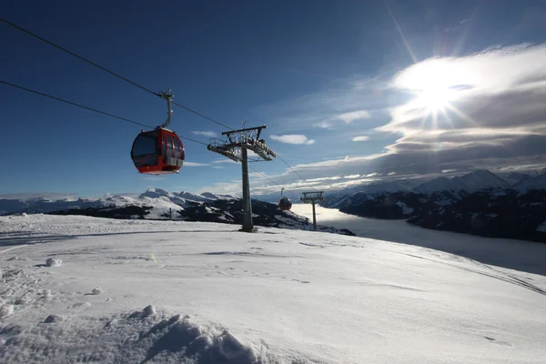 Skihütte — Stockfoto