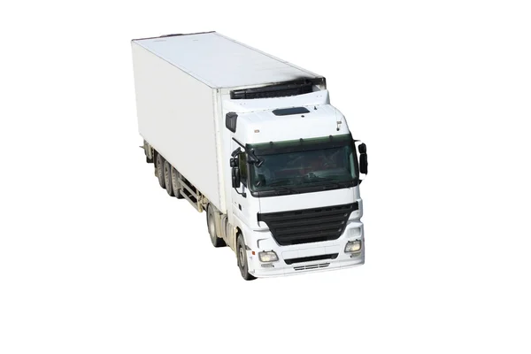 Camion bianco — Foto Stock