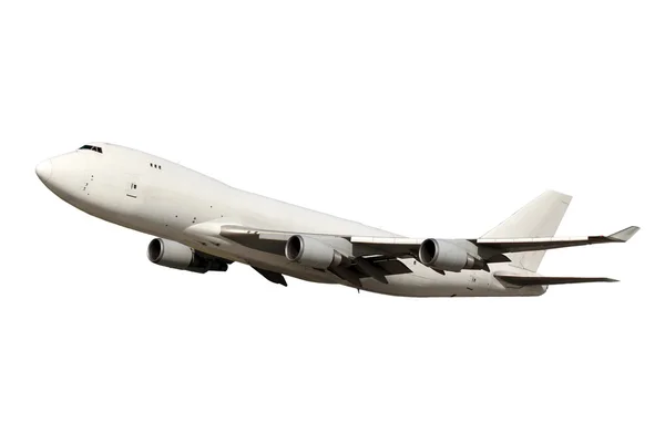 Duży biały samolot Obraz Stockowy