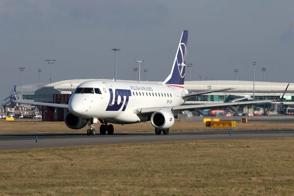 Hel - polska flygbolag — Stockfoto