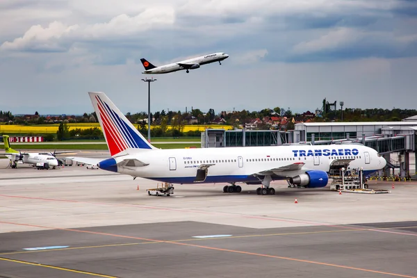 Transaero légitársaság — Stock Fotó