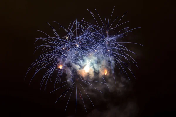 Fireworks - New Year celebrations — Stock Photo, Image