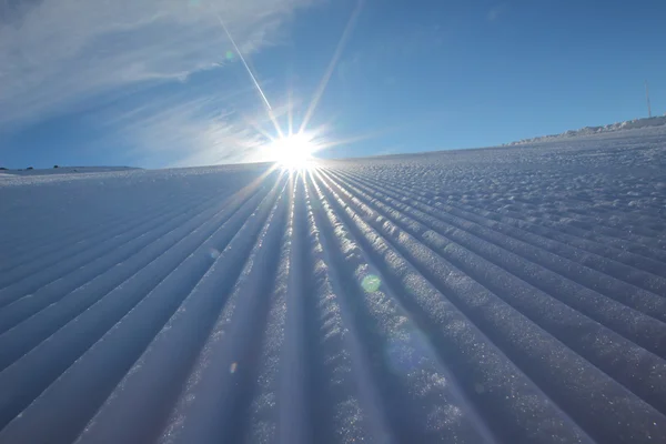 Besneeuwde winter Alpen Stockfoto