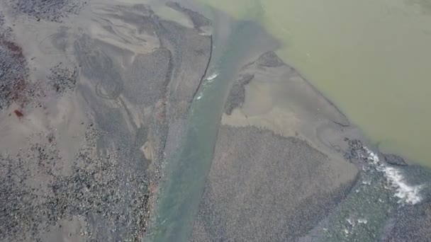 Πάνω Προς Κάτω Άποψη Της Καθαρής Άγριο Ποτάμι Στη Βρετανική — Αρχείο Βίντεο