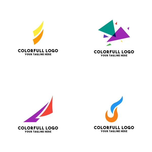 Bundle Logo Modern Trend Concept — Stock Vector