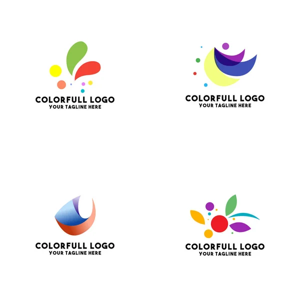 Bundle Logo Modern Trend Concept — Stock Vector