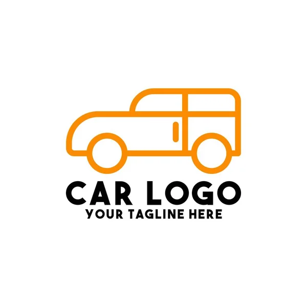 Design Logotipo Carro Arte Conceito Moderno — Fotografia de Stock