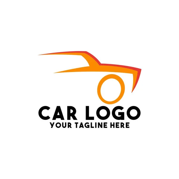 Design Logotipo Carro Arte Conceito Moderno — Fotografia de Stock