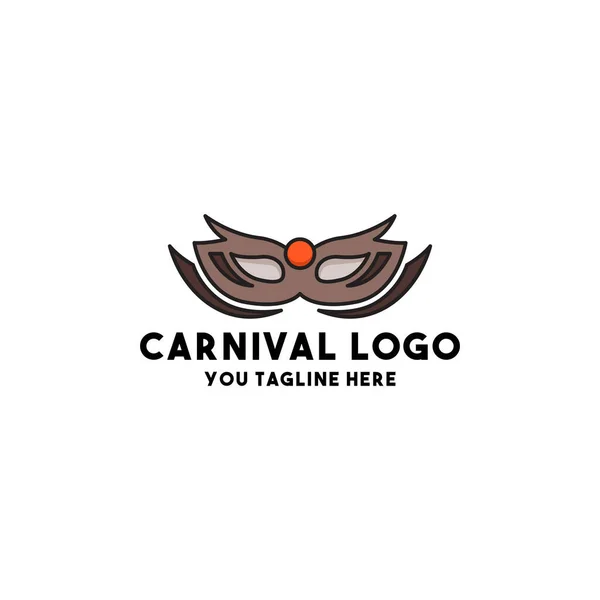 Carnival Logo Concept Design Modern — Stock Vector