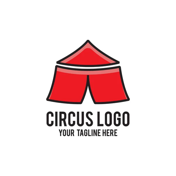 Diseño Del Logotipo Circo Concepto Moderno — Archivo Imágenes Vectoriales