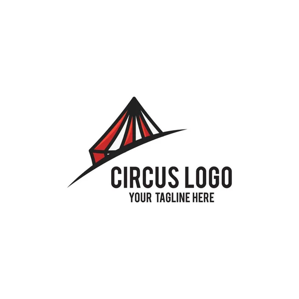 Circus Logo Design Modern Concept — Stock Vector