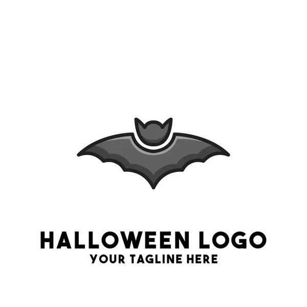 Hallowen Logo Design Modern Concept — Stock Vector