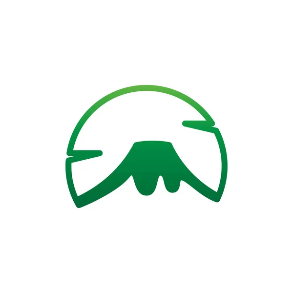Konsep Desain Modern Logo Pegunungan - Stok Vektor