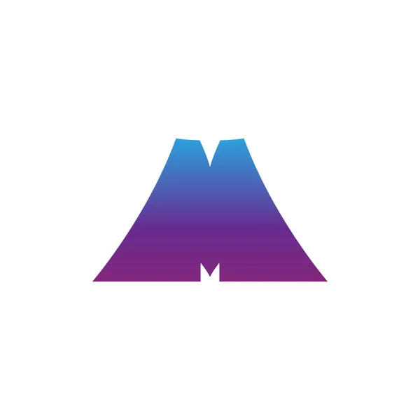 Mountain Logo Modern Design Concept — Stock Vector