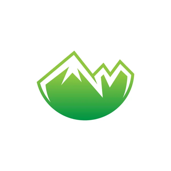 Logotipo Montanha Conceito Design Moderno — Vetor de Stock