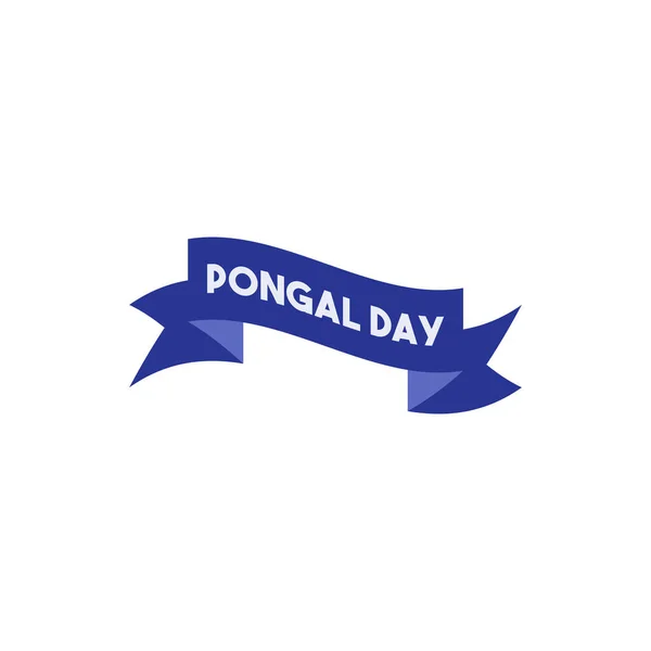 Pongal Day Logo Design Art Modern — стоковый вектор