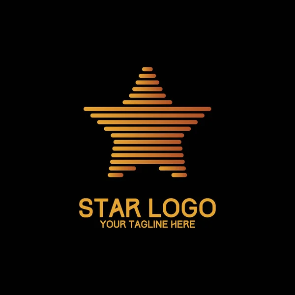 Start Logo Design Modern Concept Art Orange — Archivo Imágenes Vectoriales