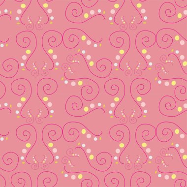 Tekstil kullanımı için soyut ve pürüzsüz desen