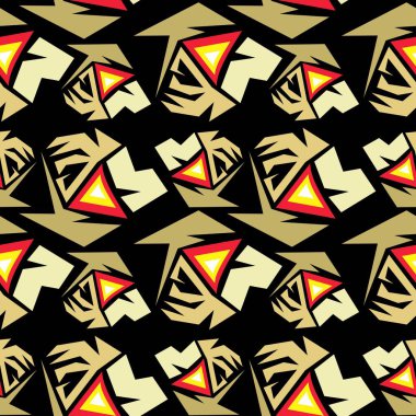 Tekstil kullanımı için soyut ve pürüzsüz desen