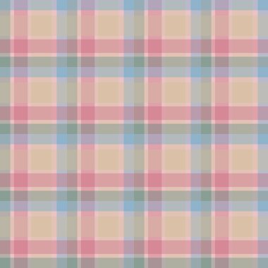 Kusursuz gingham deseni. Vektör çizimleri. Masa örtüleri, battaniye, ekose kumaş, kumaş, gömlek, tekstil, elbise, kağıt, posterler için kare / eşkenar dörtgen dokusu.