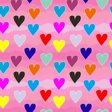 Tekstil kullanımı için soyut ve pürüzsüz desen