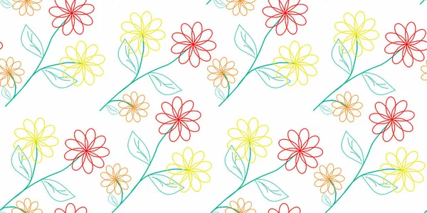 ปแบบไร วยลวดลายดอกไม สามารถพ าหร โปสเตอร กระดาษ — ภาพเวกเตอร์สต็อก