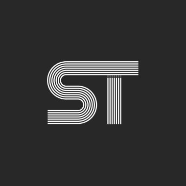 Logo St harf kombinasyonu