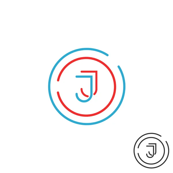 Монограмма логотипа J — стоковый вектор